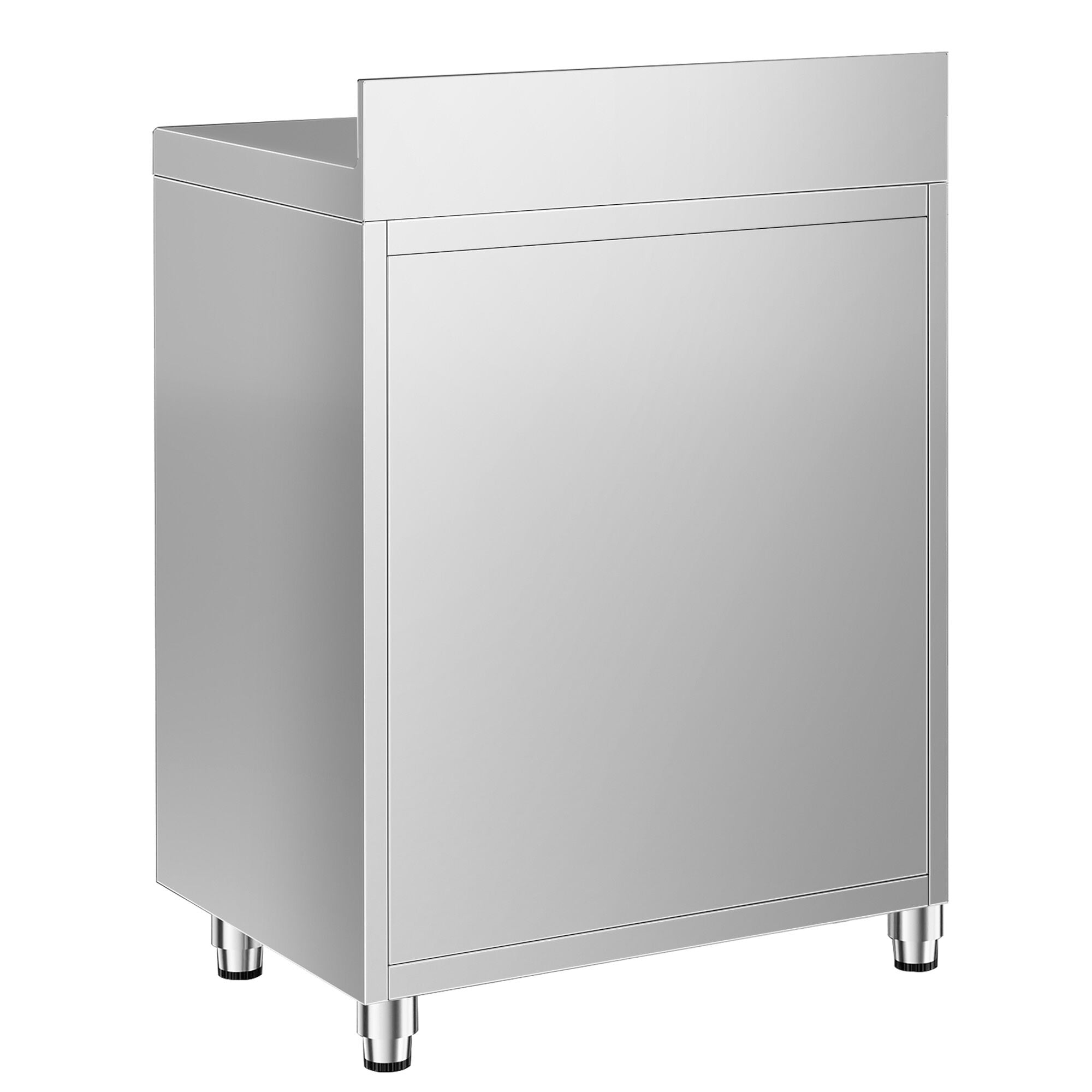 Working Cabinet - For Coffee Machine - 800x600mm - 2 drawers, 2 lids and backsplash