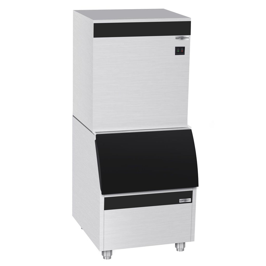 Ice Cube Machine - Cube - 450 kg/ 24 h, including storage container