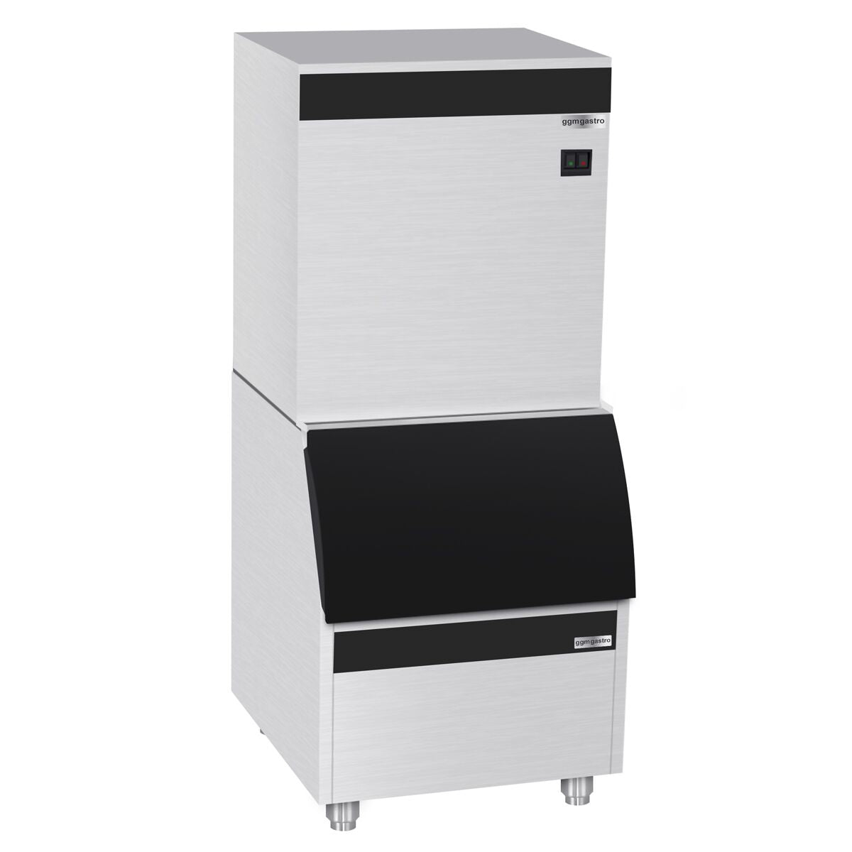 Ice Cube Machine - Cube - 450 kg/ 24 h, including storage container