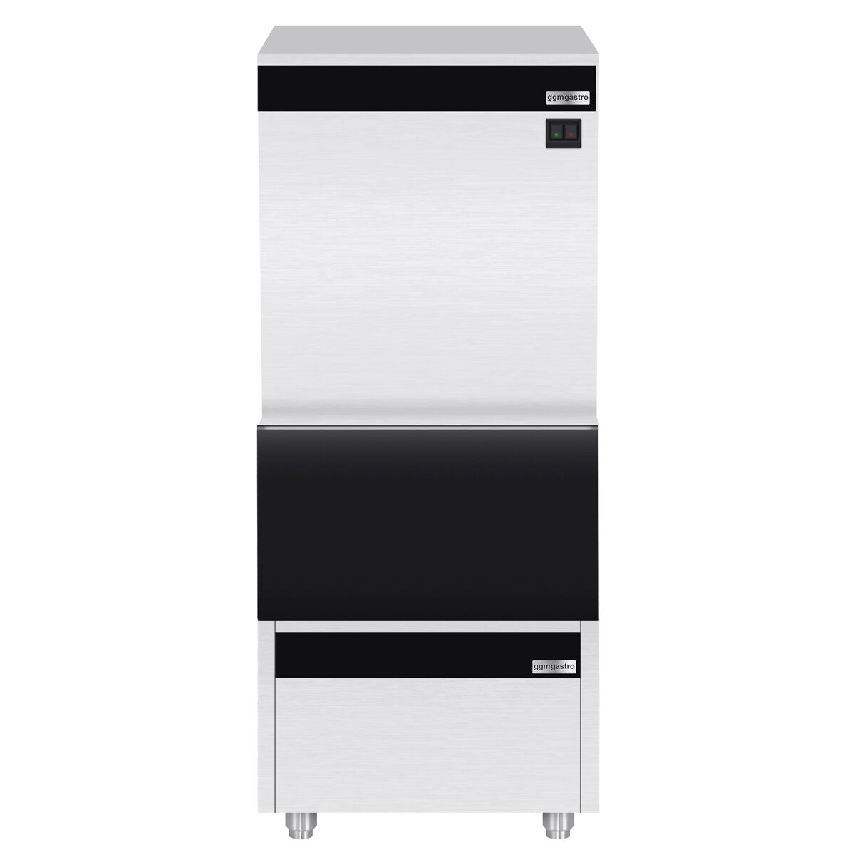 Ice Cube Machine - Cube - 450 kg/ 24 h, including storage container
