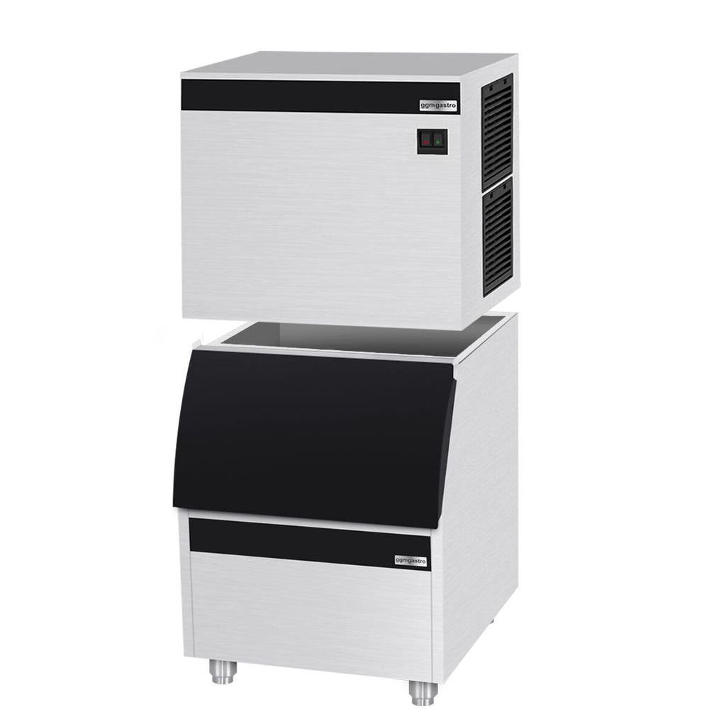 Ice Cube Machine - Cube - 230 kg/ 24 h, including storage container
