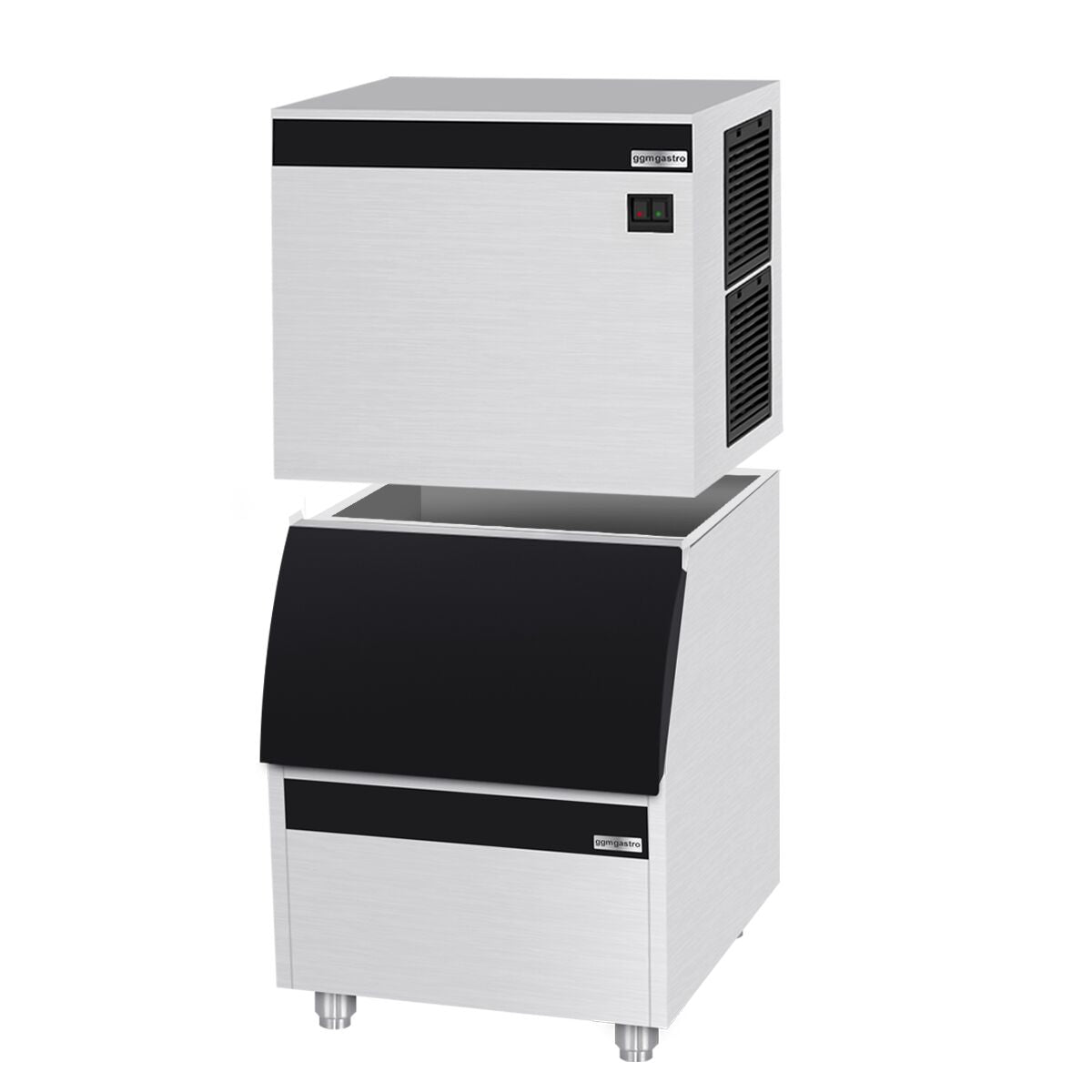 Ice Cube Machine - Cube - 230 kg/ 24 h, including storage container