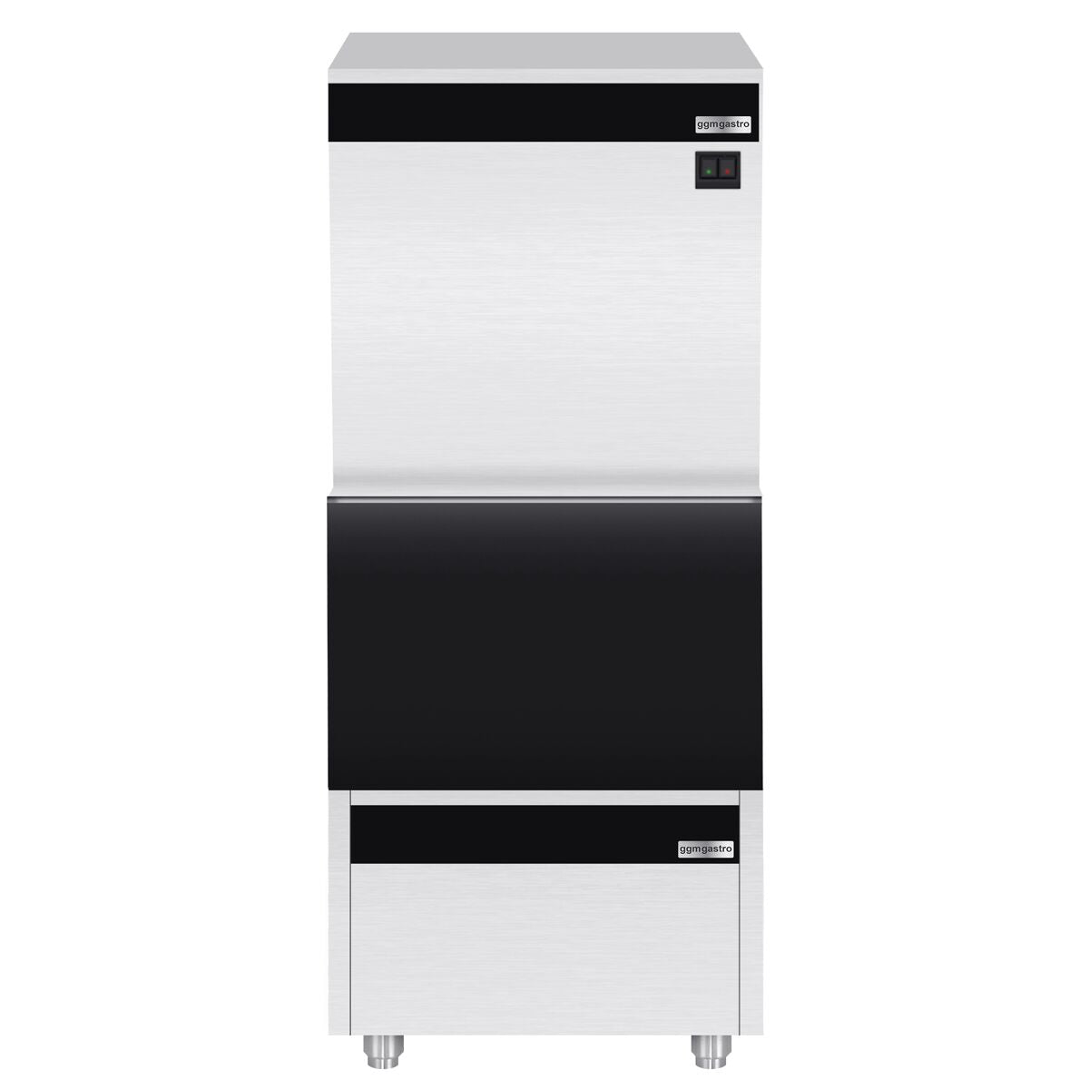 Ice Cube Machine - Cube - 230 kg/ 24 h, including storage container