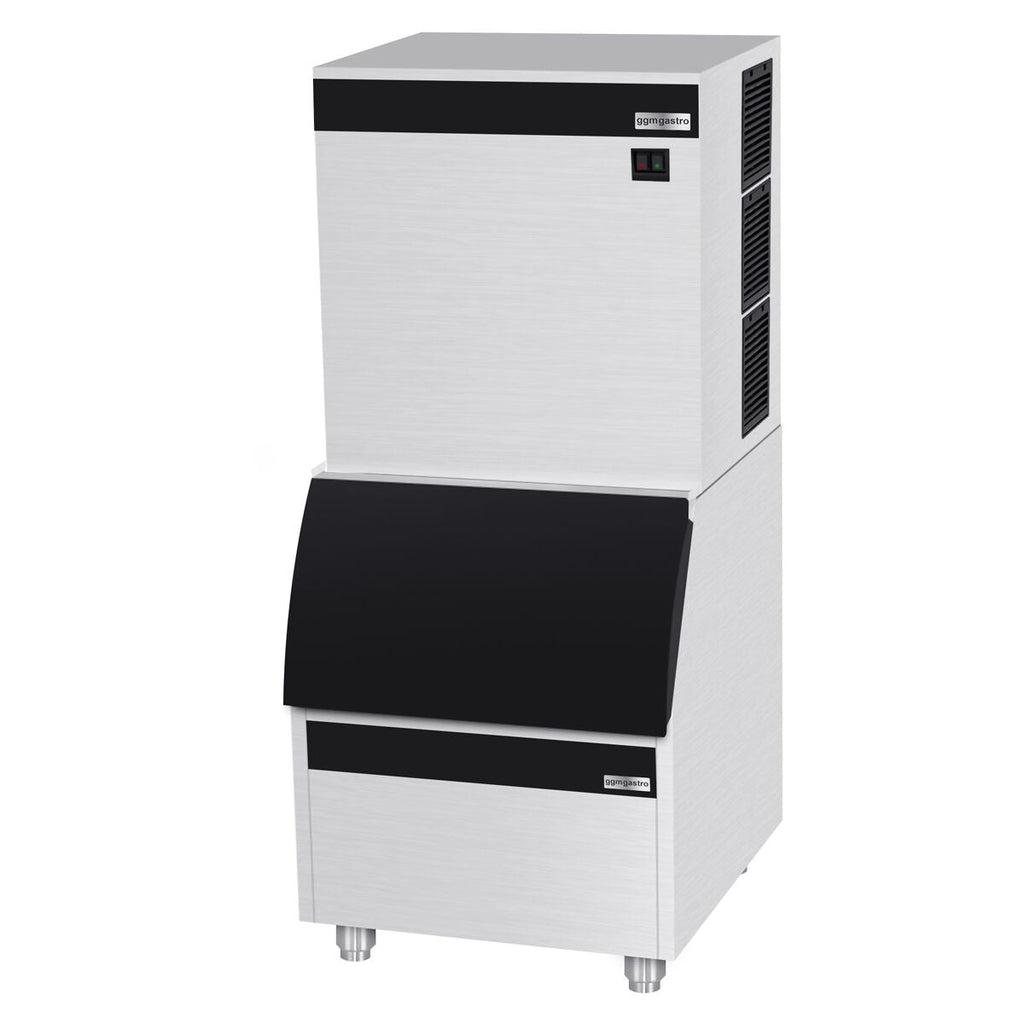 Ice Cube Machine - Cube - 450 kg/ 24 h, including storage container
