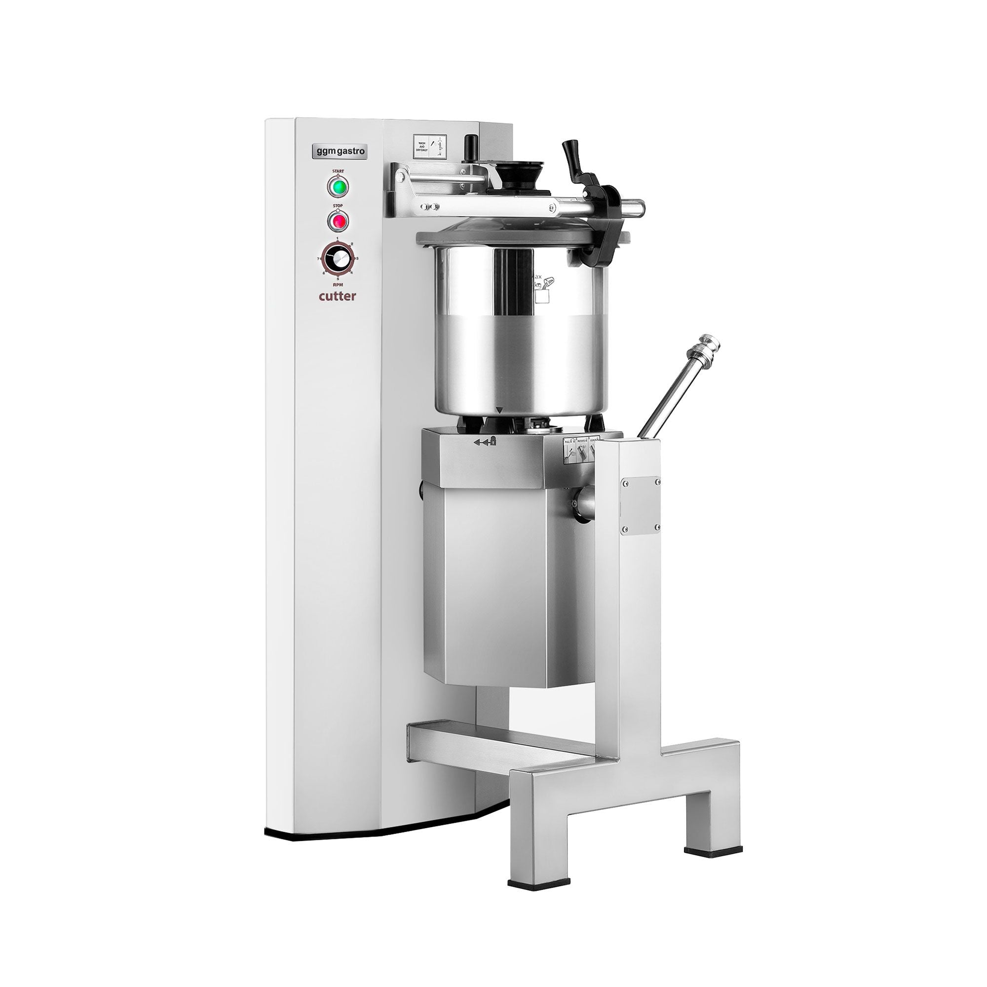 Vegetable joinery/humus machine - 20 liters -2.2 kW - 230 volts