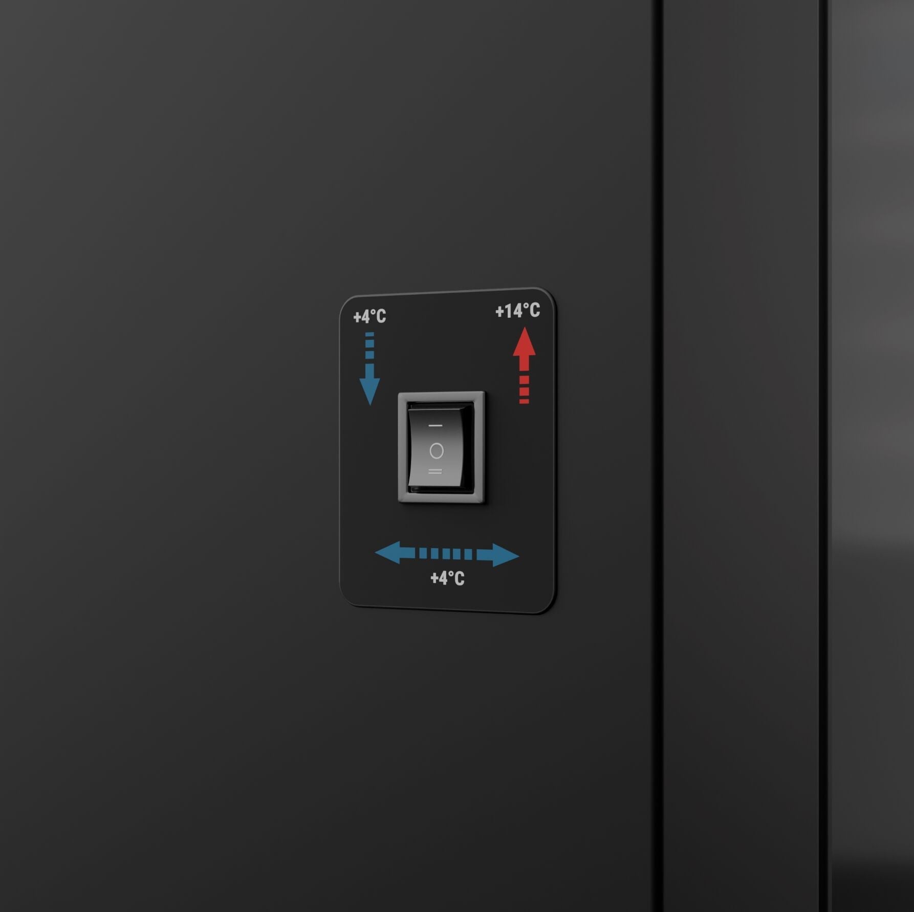 Red Type Wine Refrigerator - 1 Climate Regional - 120 Lt - Max. 104 bottles