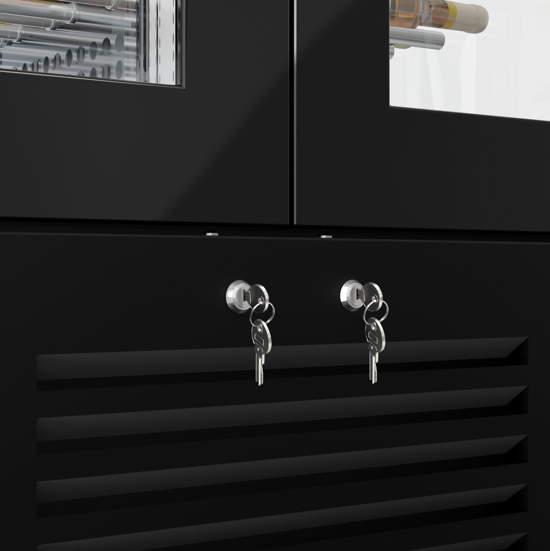 Red Type Wine Refrigerator - 1 Climate Regional - 120 Lt - Max. 104 bottles
