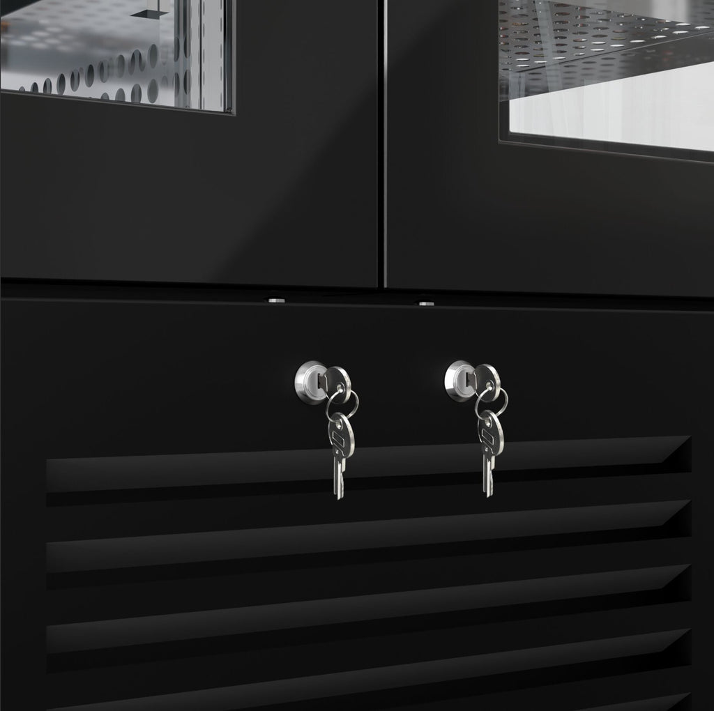 Red Type Wine Refrigerator - 1 Climate Area - Max. 128 bottles