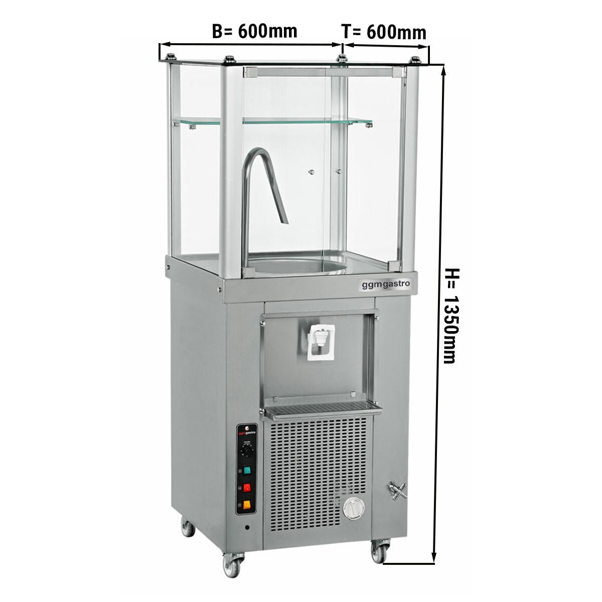 Buttermilk machine - 40 liters -indispensable steel