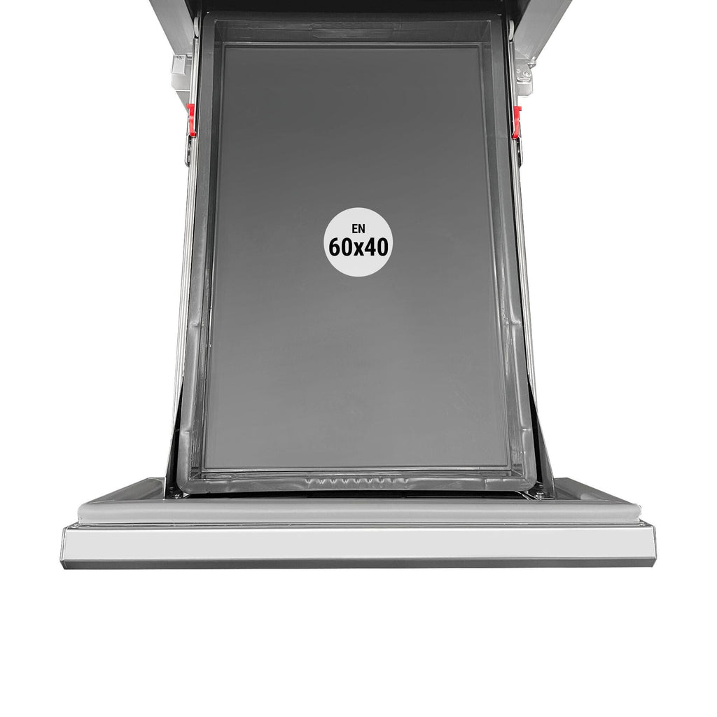 Pizza Preparation counter premium - 1600x800mm - 2 doors & 3 drawers