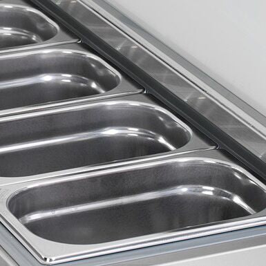 LED LIGHT COOLED WINTER PREMIUM - 2150x390mm - 10x GN 1/3
