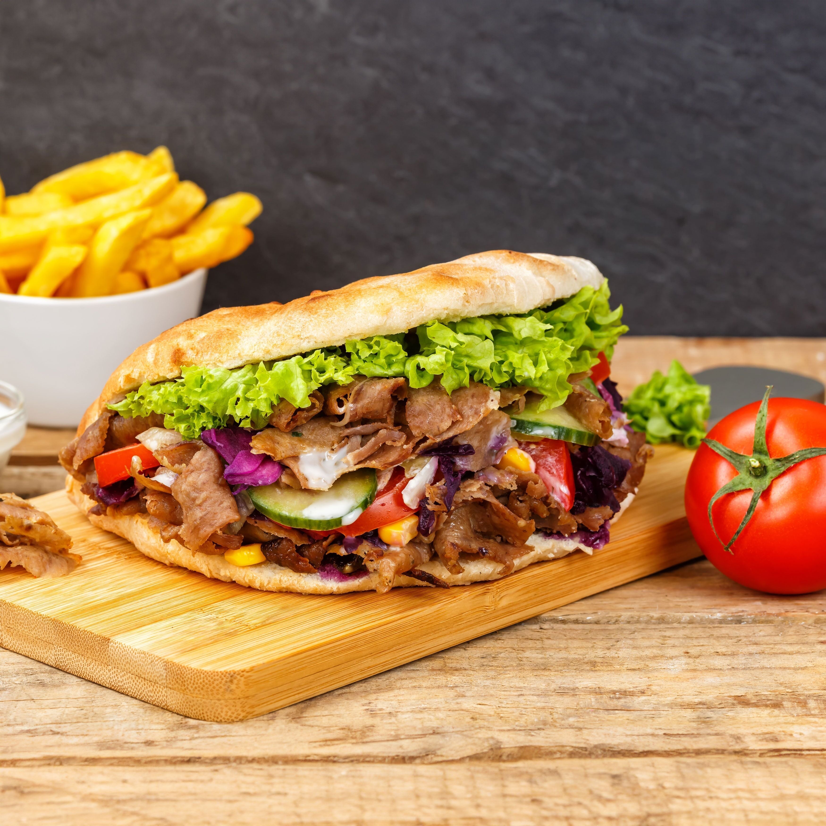 Cağ Kebap Machine - 14 KW - Horizontal - Stand Device