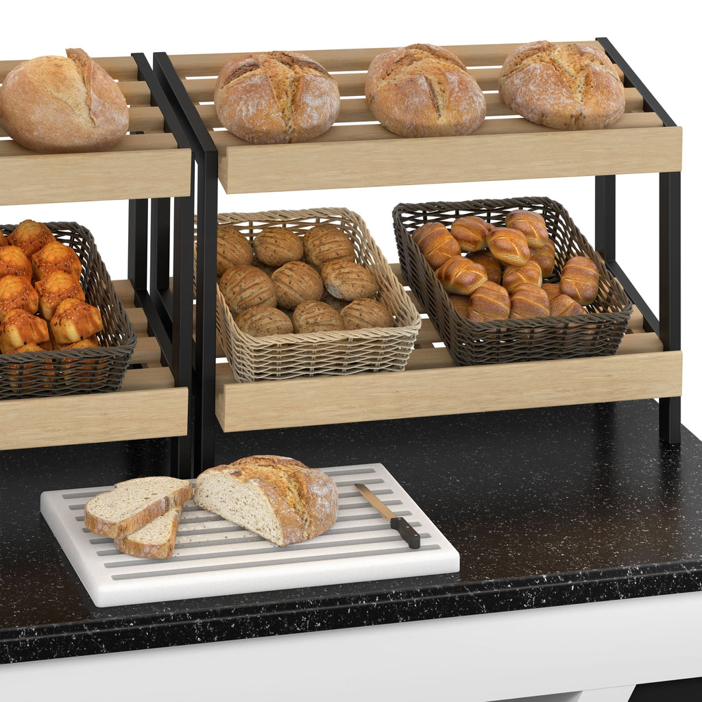 Bread Shelf Belfast - 1600mm - Wheel - Black Granite Working Counter
