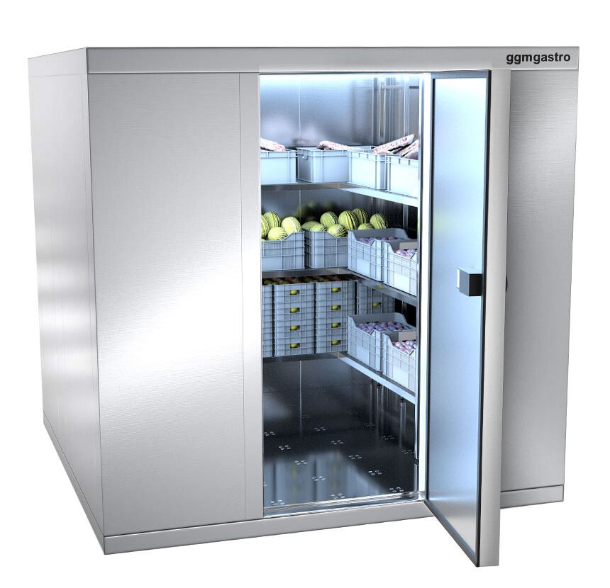 Stainless Steel Deep Freezer Room -2100x2100mm -6,12m³ -Included