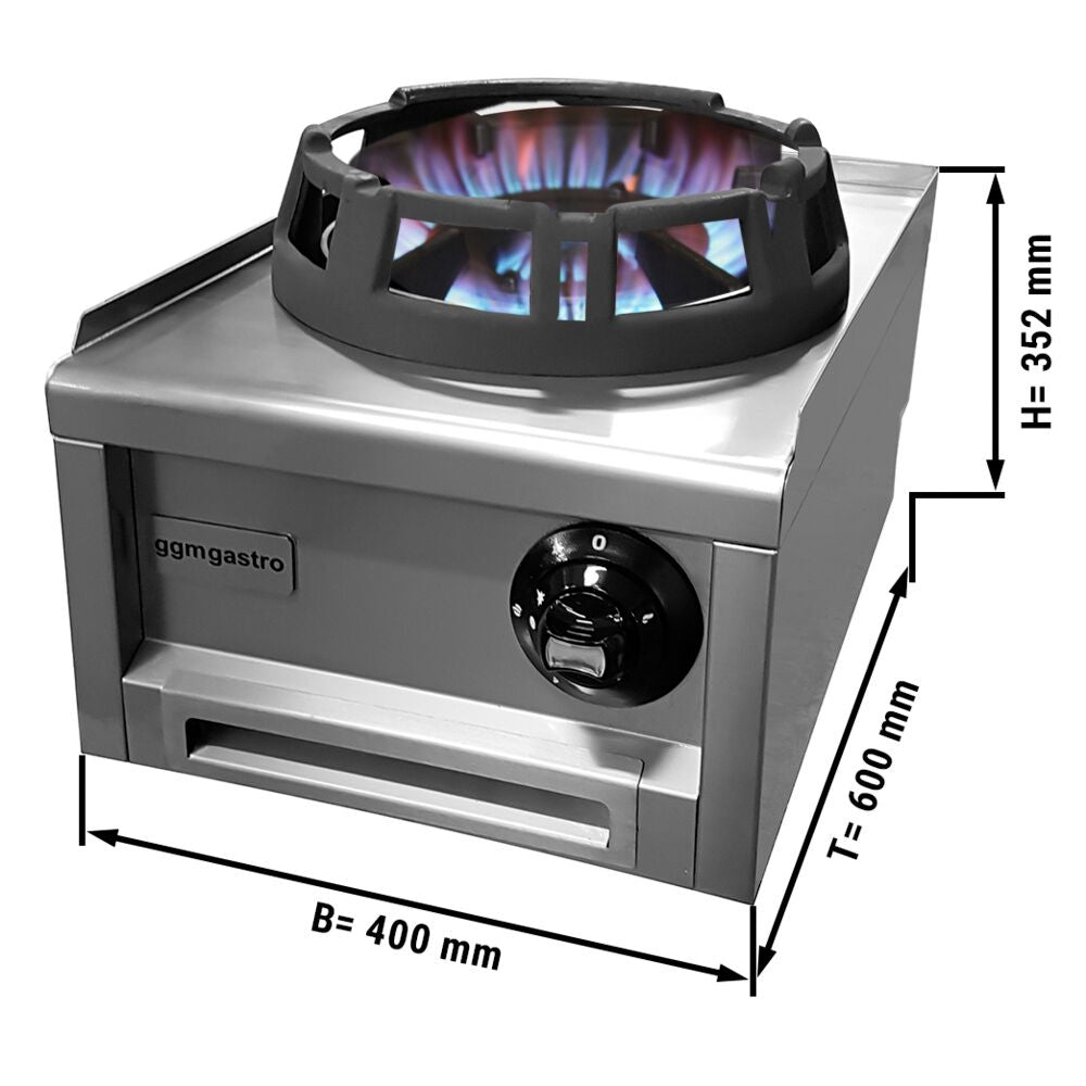 GAZLI WOK OCAK - 12 KW -1 EYE- Ø 285mm