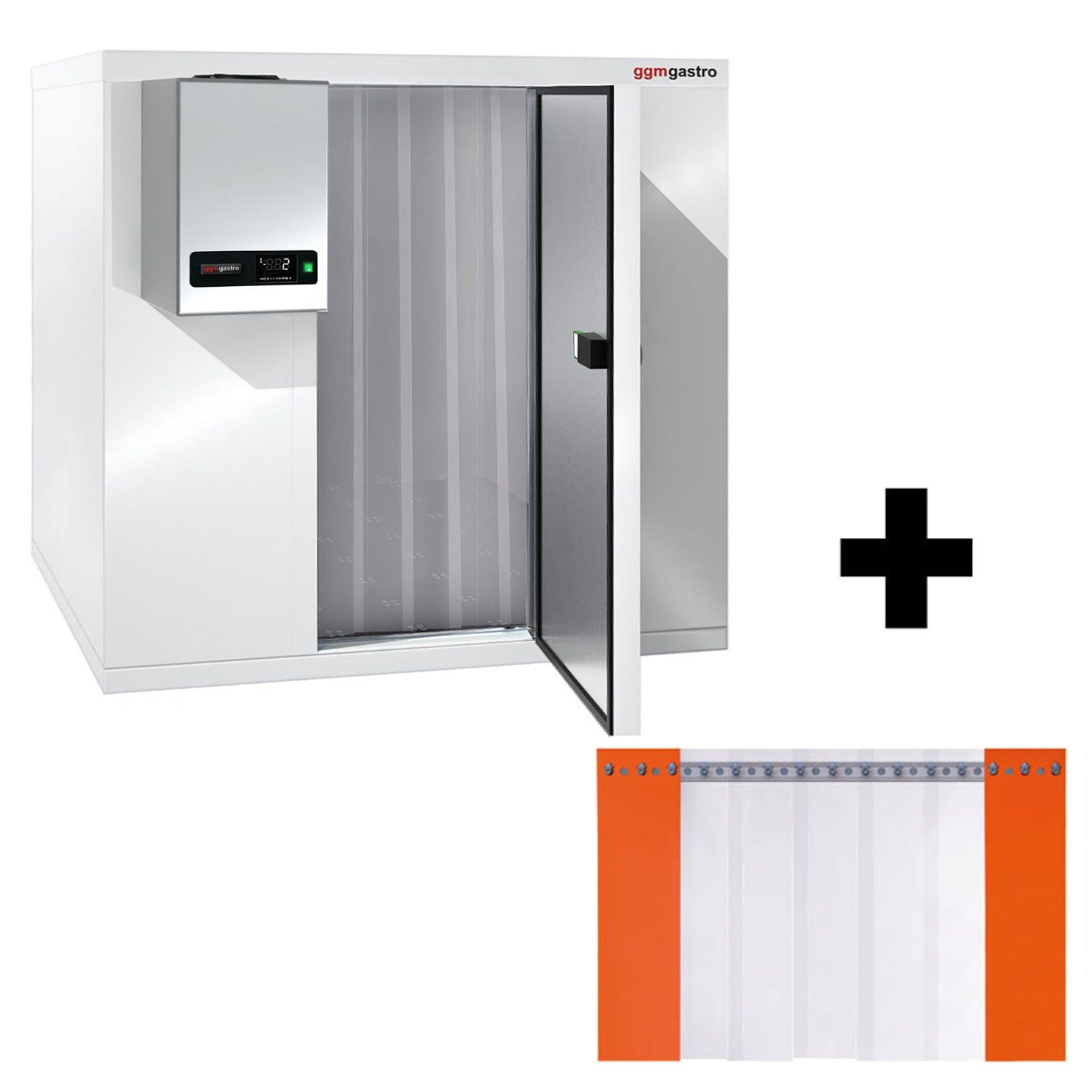 Deep Freezer Room - 1500x2100mm - 4.2m³ - Deep Freezer Unit & Curtain