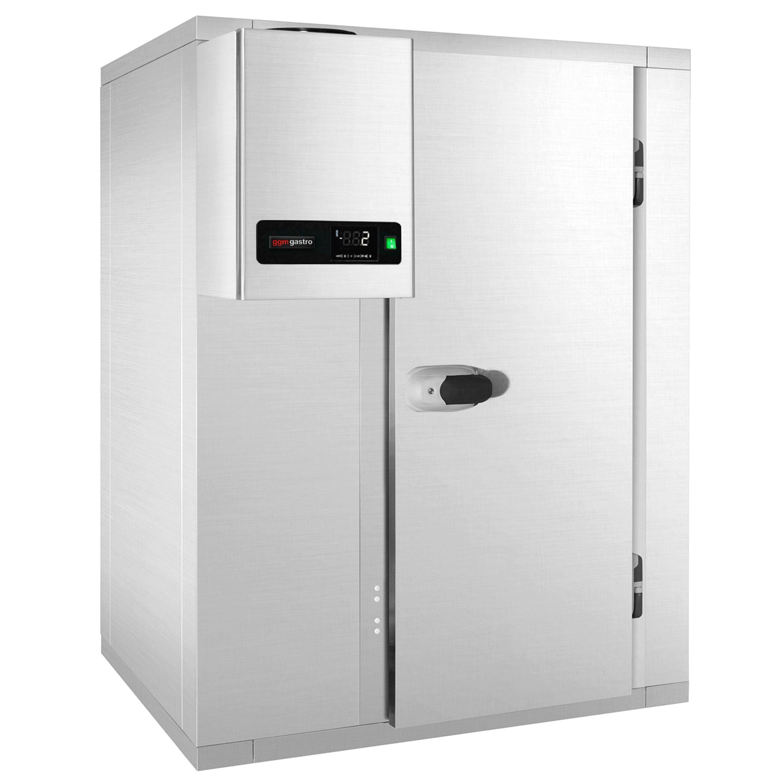 Stainless Steel Deep Freezer Room - 2100x1500mm - 4,14m³ - Including Freezer Unit & Curtain