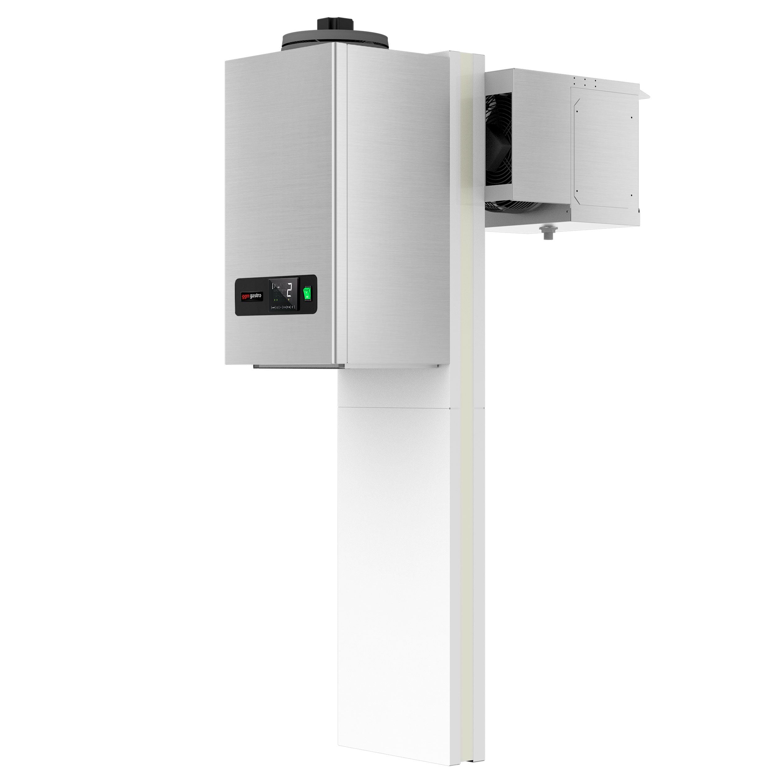 Stainless steel wall type cooling unit - max. For 5 m³