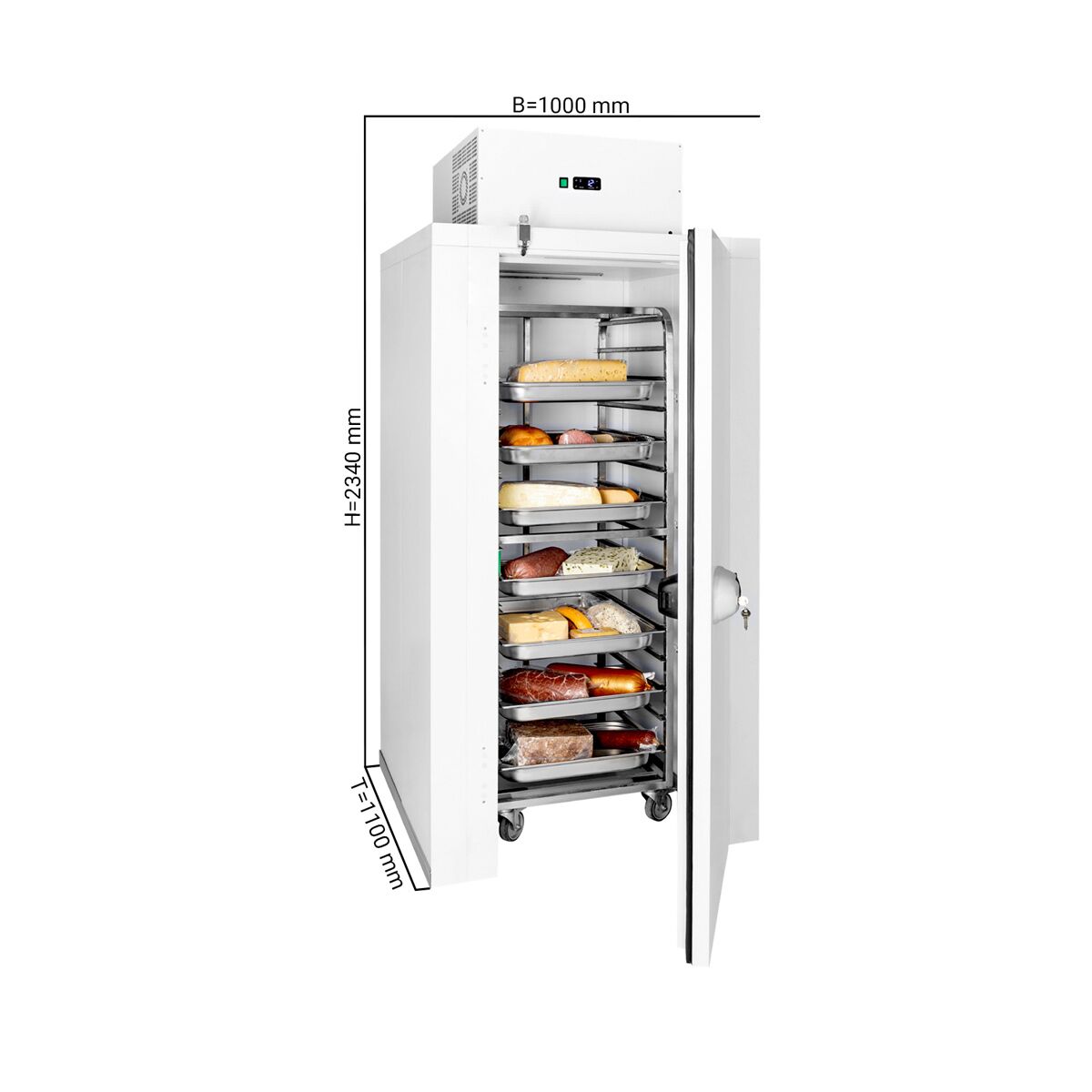 Compact cold room - 1000x1100mm - 1,59m³