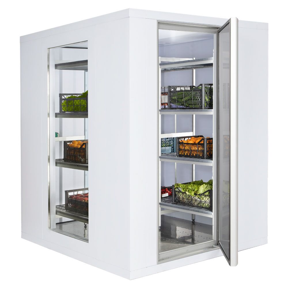 Cold Room - 1500x1200mm - 2,6m³ - 2 glass edges