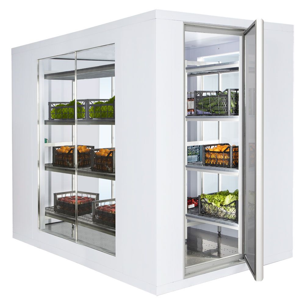 Cold Room - 1200x2100mm - 3,7m³ - 3 glass edges