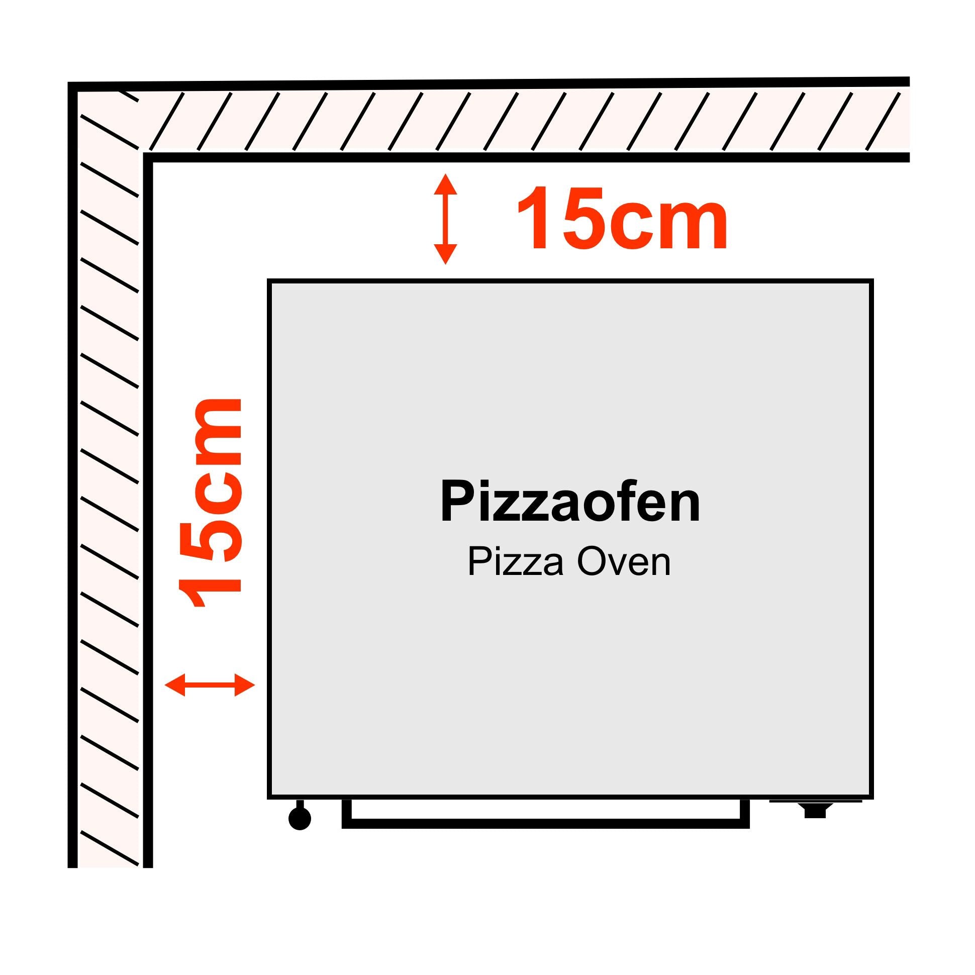 Gas Pizza Oven - 4x30 cm - Digital