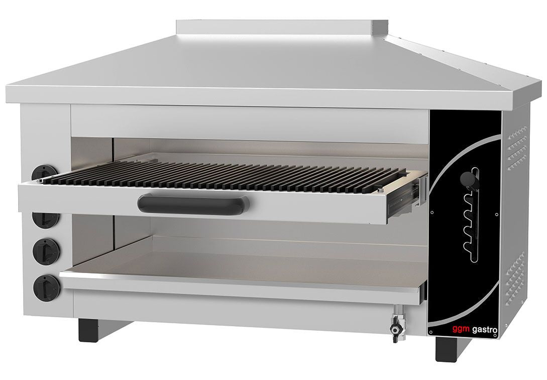 Gas Pita Furnace / Salamander Pro - 17.2 KW - Water Bath