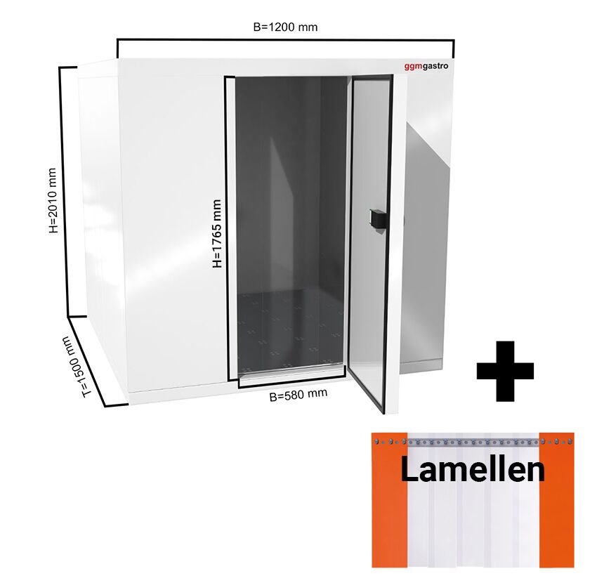 Deep Freezer Room - 1200x1500mm - 2.2m³ - Including Curtain