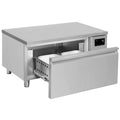Counter -type deep freezer/refrigerator combination -20 ~ +8 ° C - 1200mm - 1 drawer