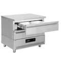 Counter -type deep freezer/refrigerator combination -20 ~ +8 ° C -930mm -2 drawers