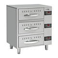 Heating cabinet - 824mm - 3 drawers