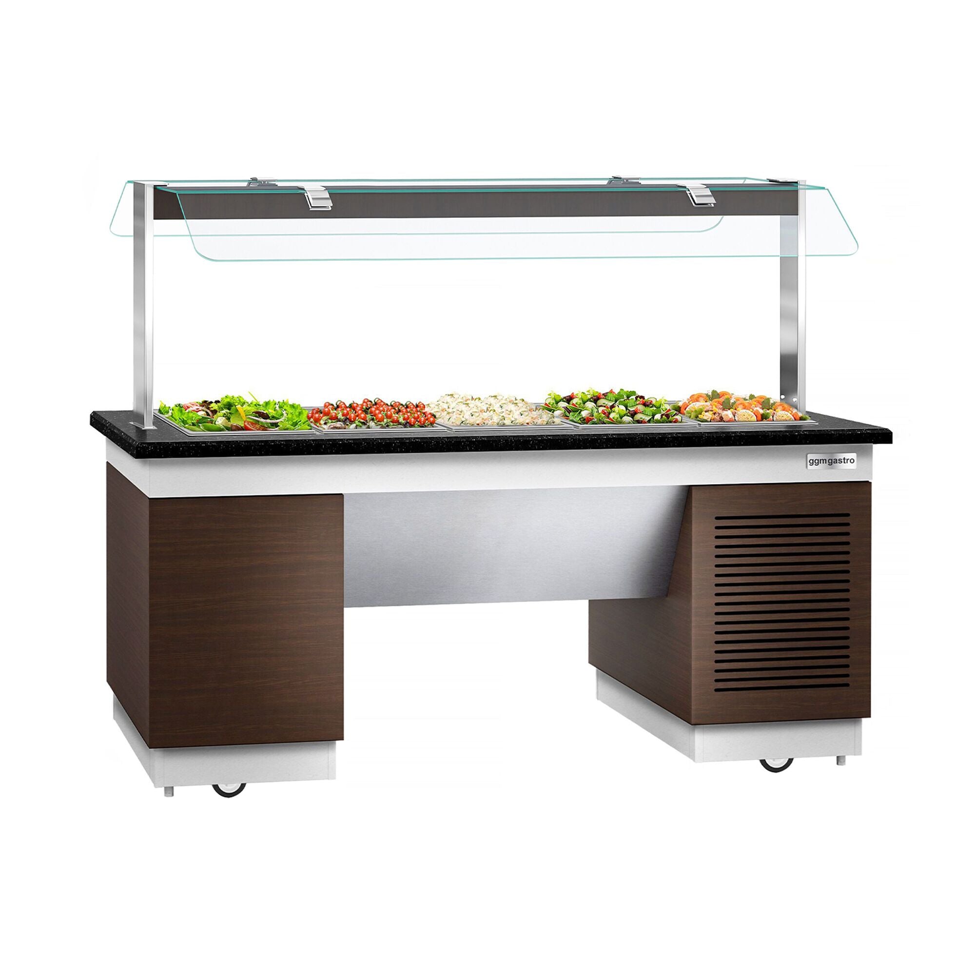 Cold Open Buffet counter dublin- For 2000mm-cold pool & wheel- GN 1/1