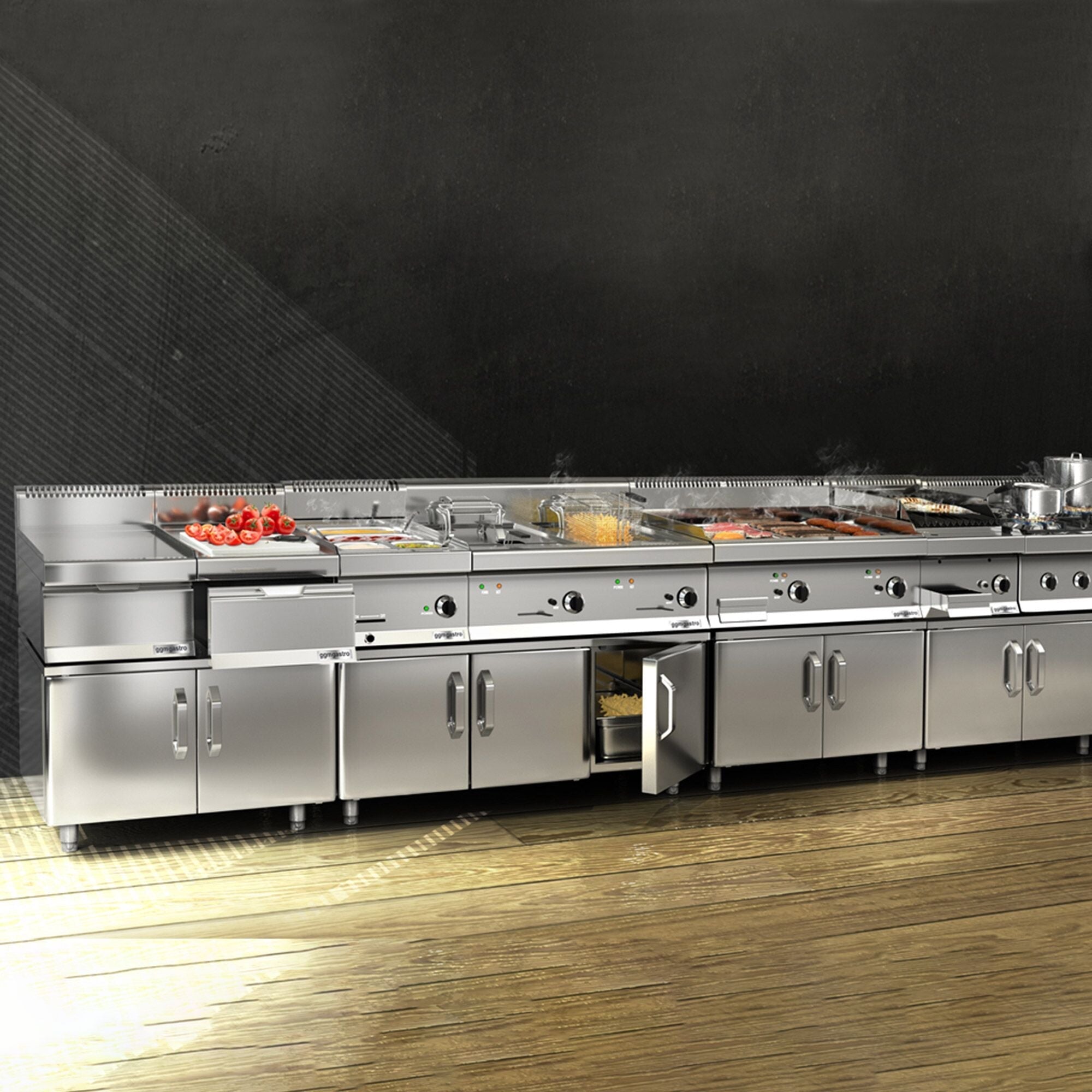 Potato rest unit - 1,17 kW - 1x gn 1/2