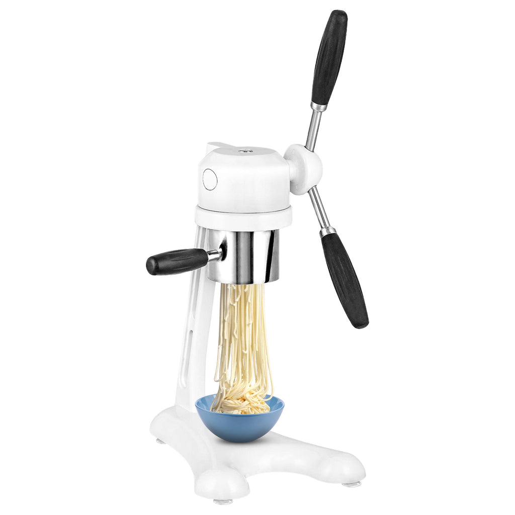 Manual spaghetti ice cream press