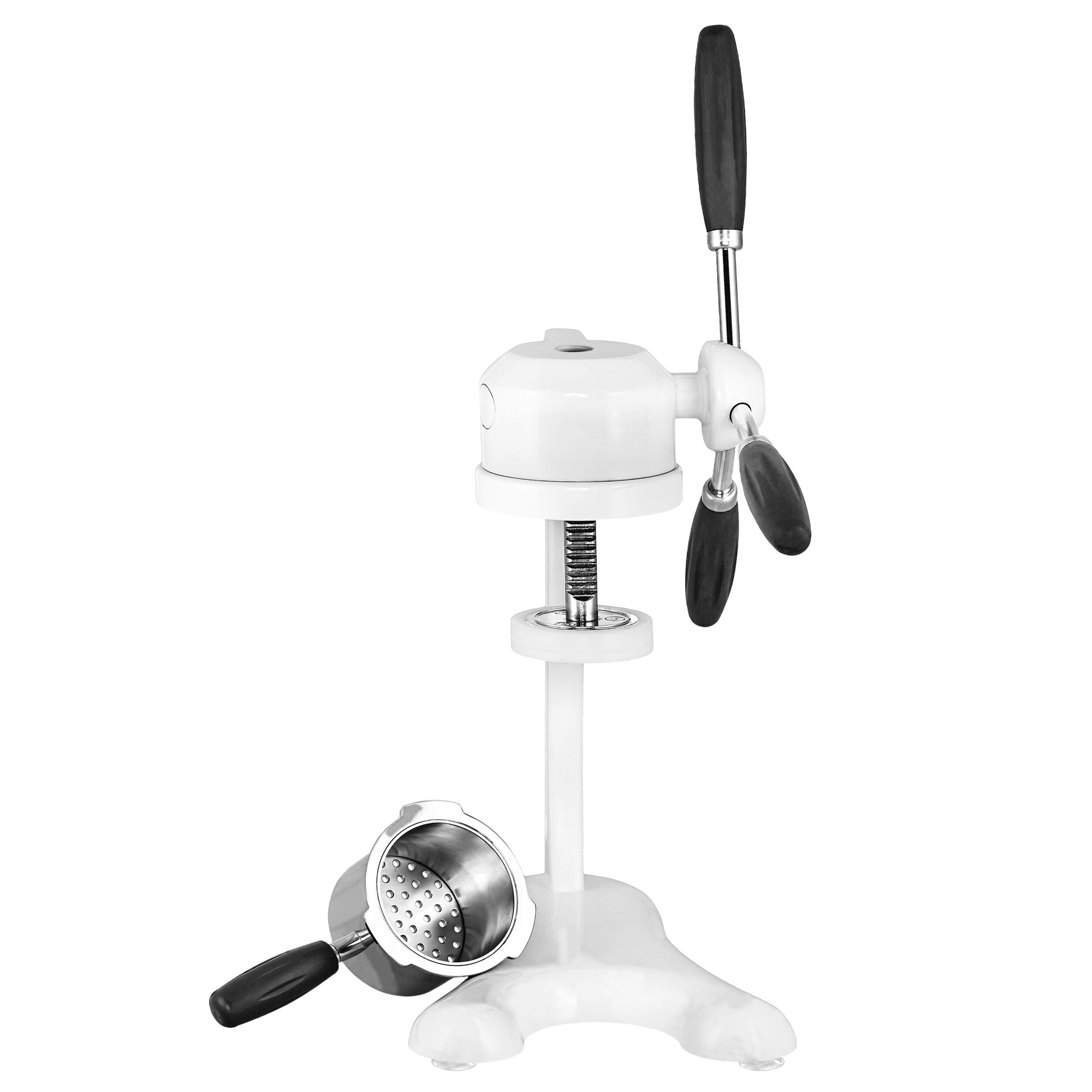 Manual spaghetti ice cream press