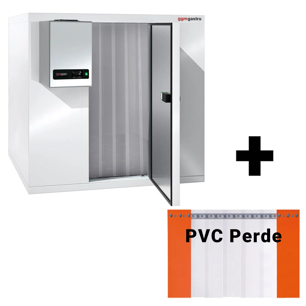 Deep Freezer Room - 1800x1200mm - 2,65m³ - Deep Freezer Unit & Pvc Curtain