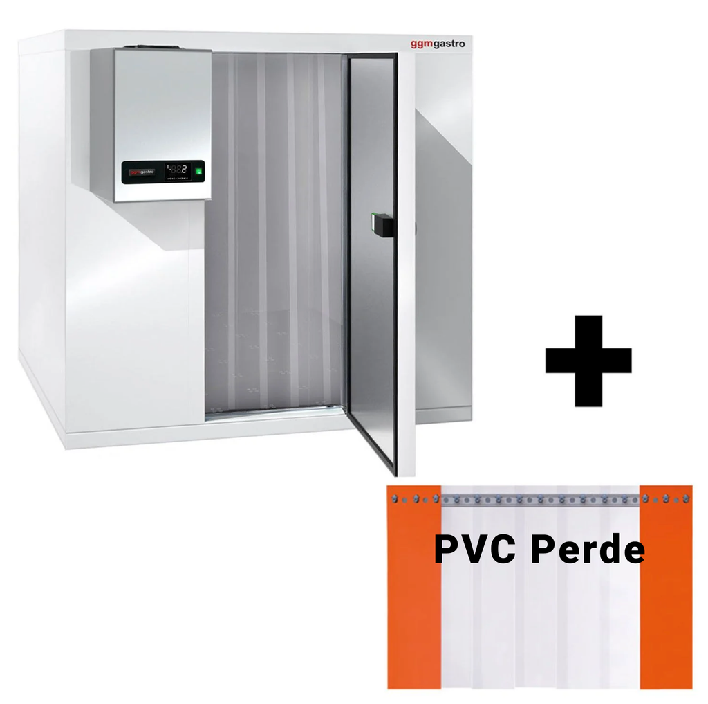 Deep Freezer Room - 1800x1800mm - 4,30m³ -Derin Freezer Unit & Pvc Curtain
