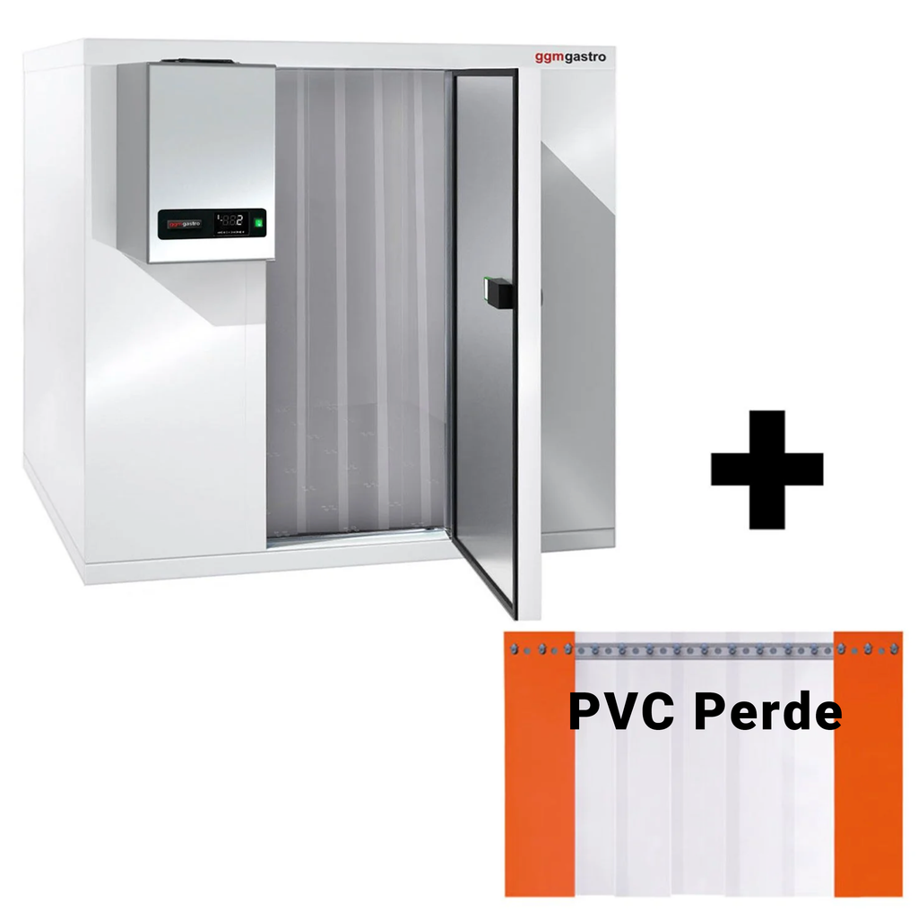 Deep Freezer Room - 1800x2100mm - 5,13m³ - Drink Freezer Unit & Pvc Curtain