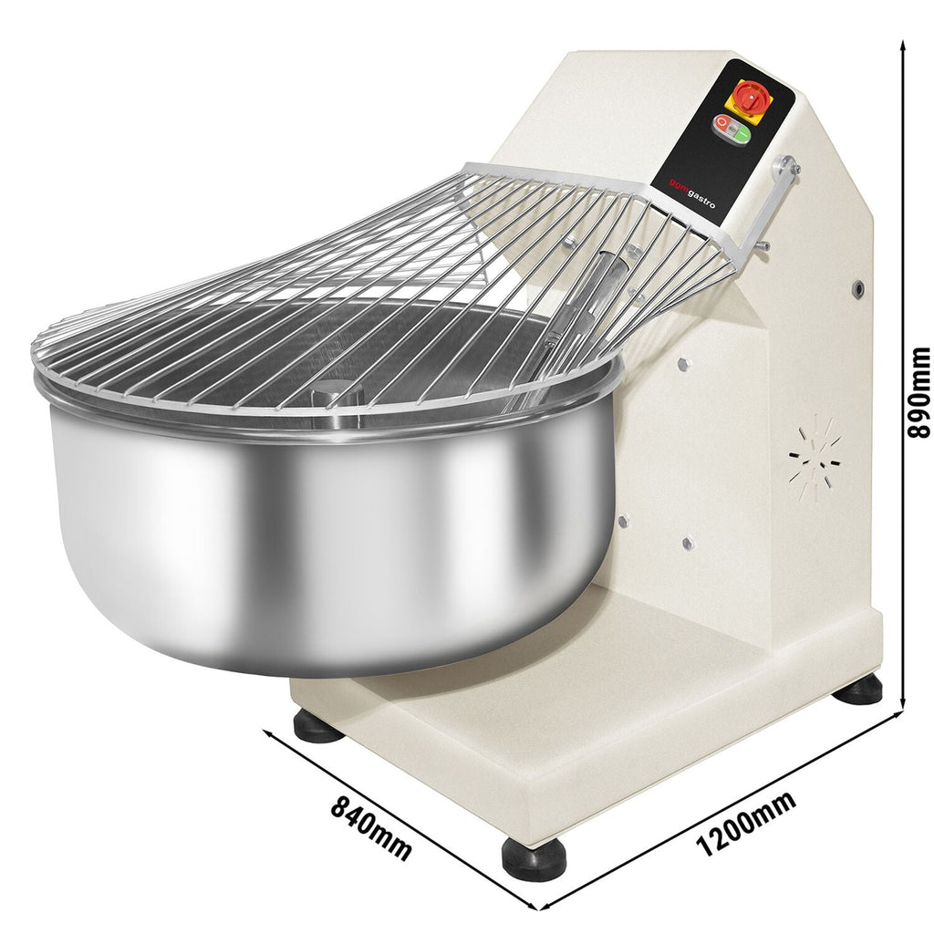 Dough kneading machine - 130 liters / 50 kg - fixed chamber - 400 V