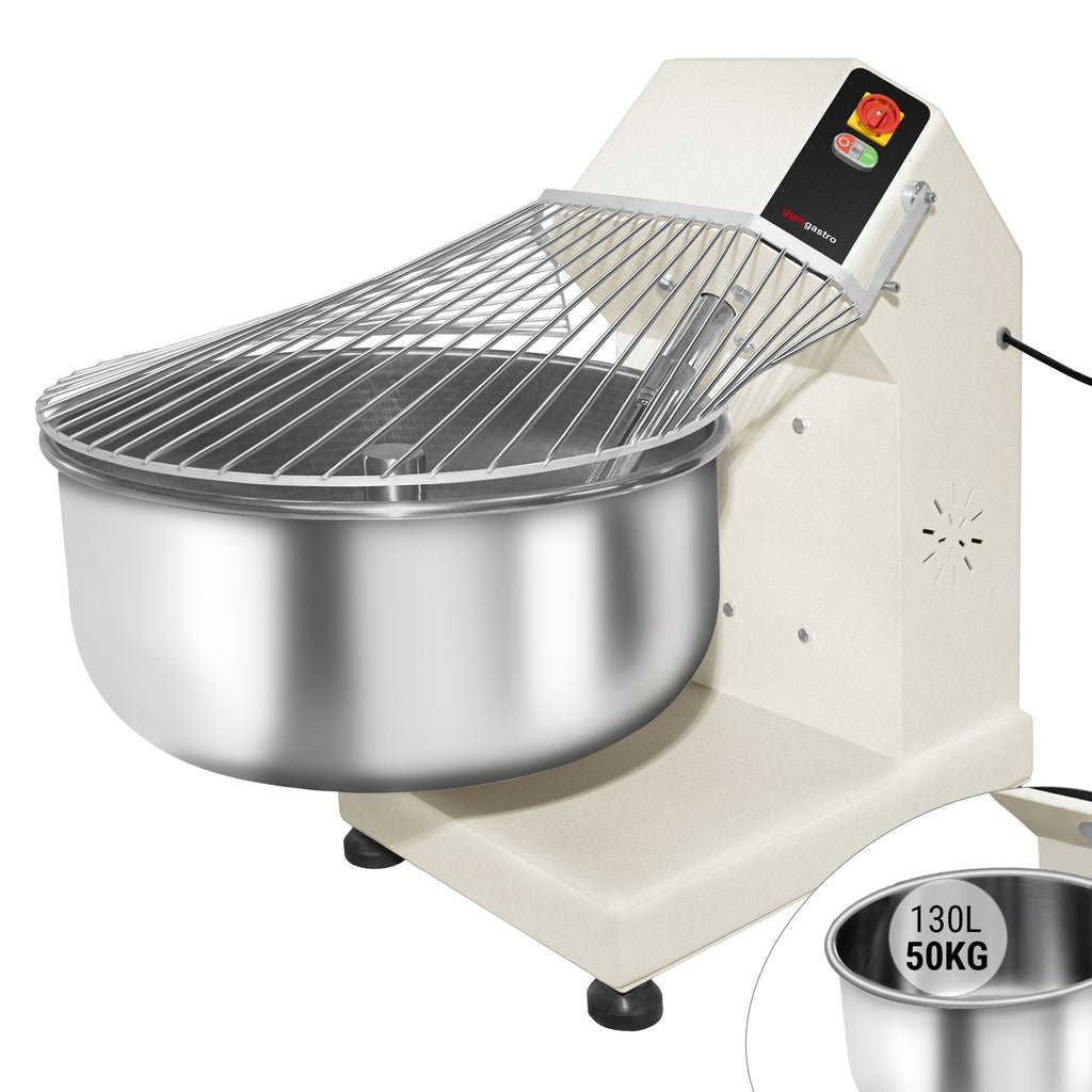 Dough kneading machine - 130 liters / 50 kg - fixed chamber - 400 V