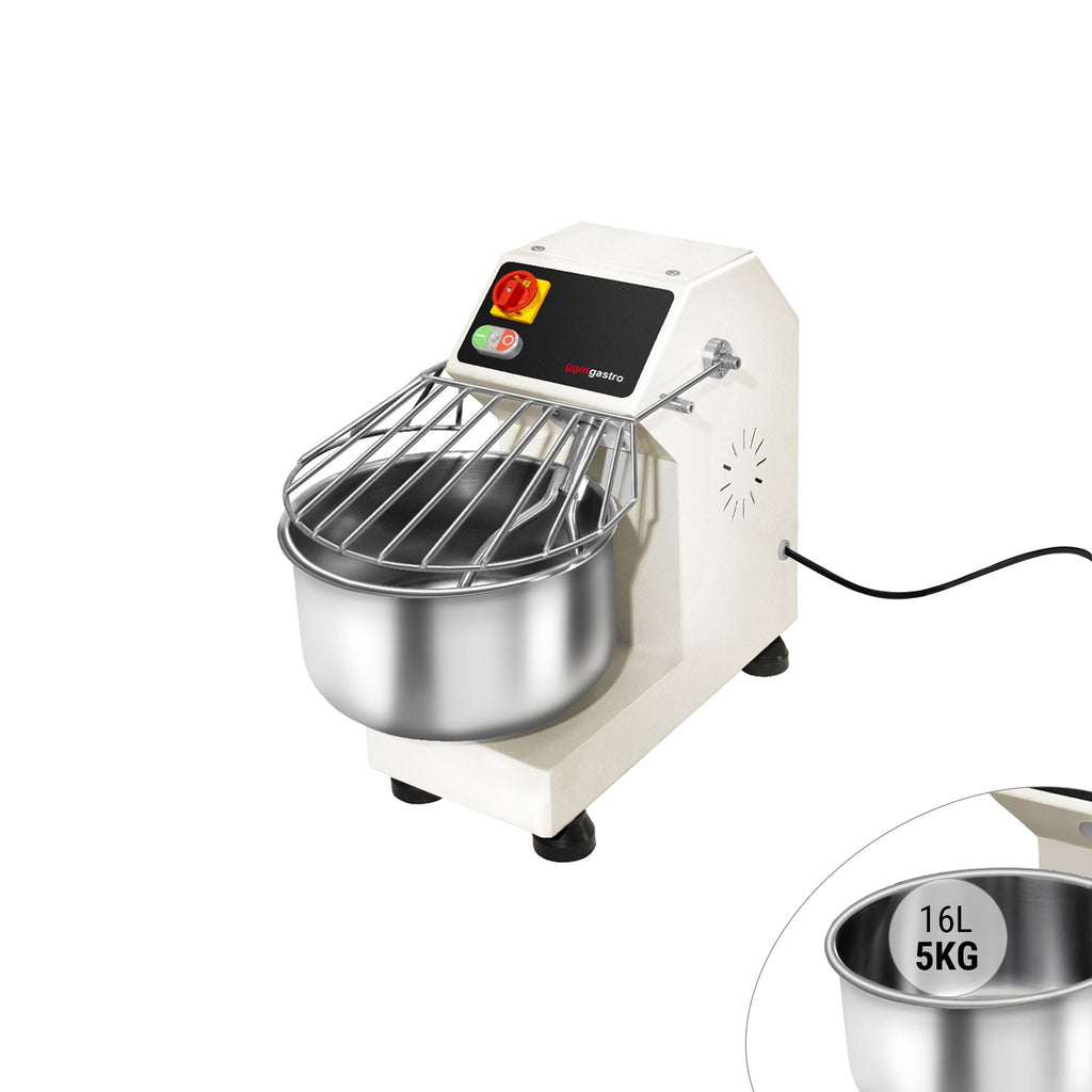 Dough kneading machine - 16 liters / 5 kg - fixed chamber - 400 V