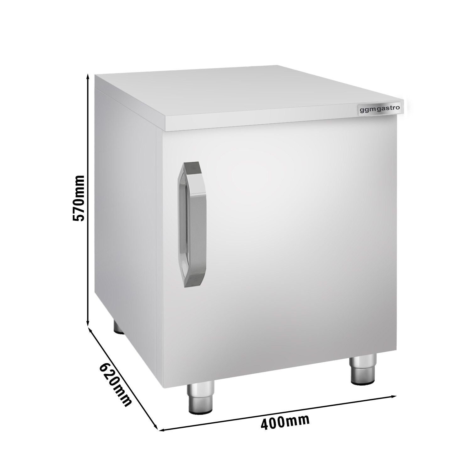 Stainless Steel Lower Stand - 400mm - 1 door