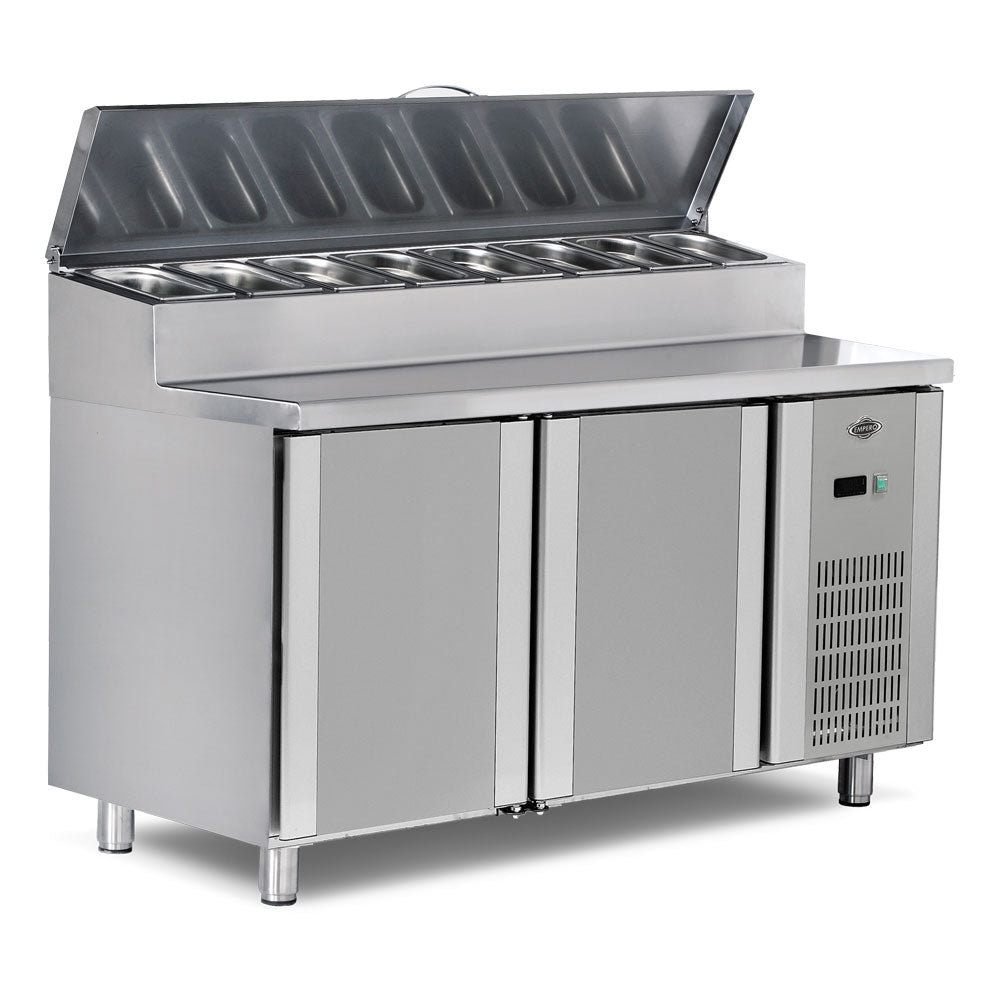 Pizza Salad Refrigerator - 2 Doors - 300 Lt - 8 Trays - EMPERO