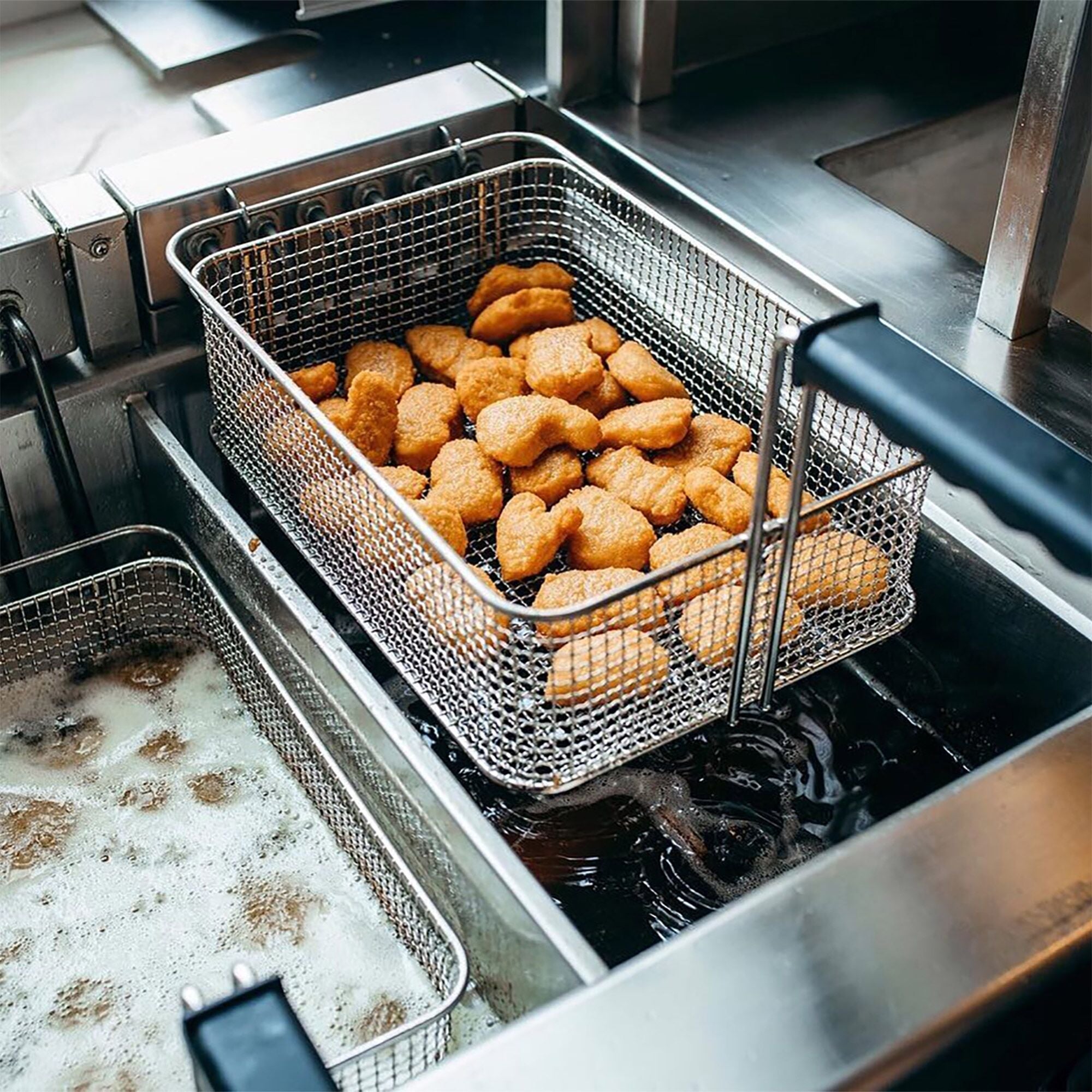 Electric Double Deep Fryer - 10+10 Liter - 18 KW