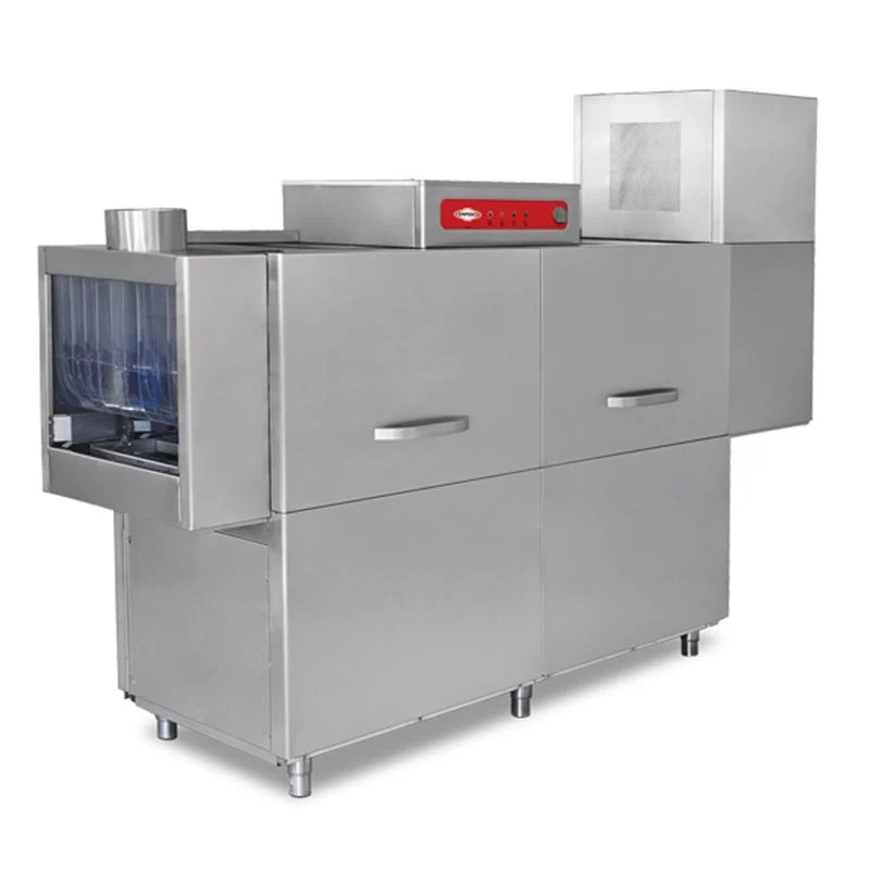 Dishwasher with conveyor