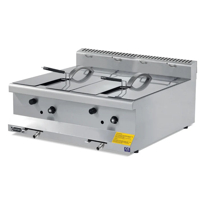 Gas Deep Fryer - 10+10 L - Empire