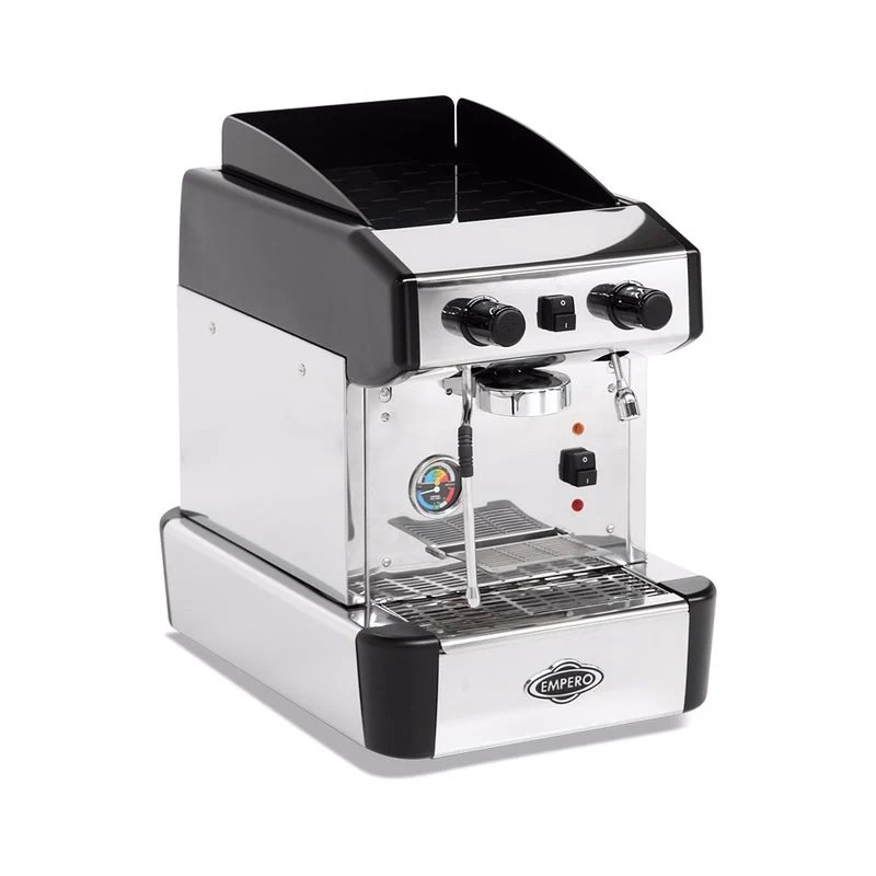 Black semi -automatic capuccino and espresso machine - 1 Group - Empero