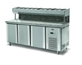 Granite Pizza and Salad Refrigerator - 3 Doors - 300 Lt - EMPERO