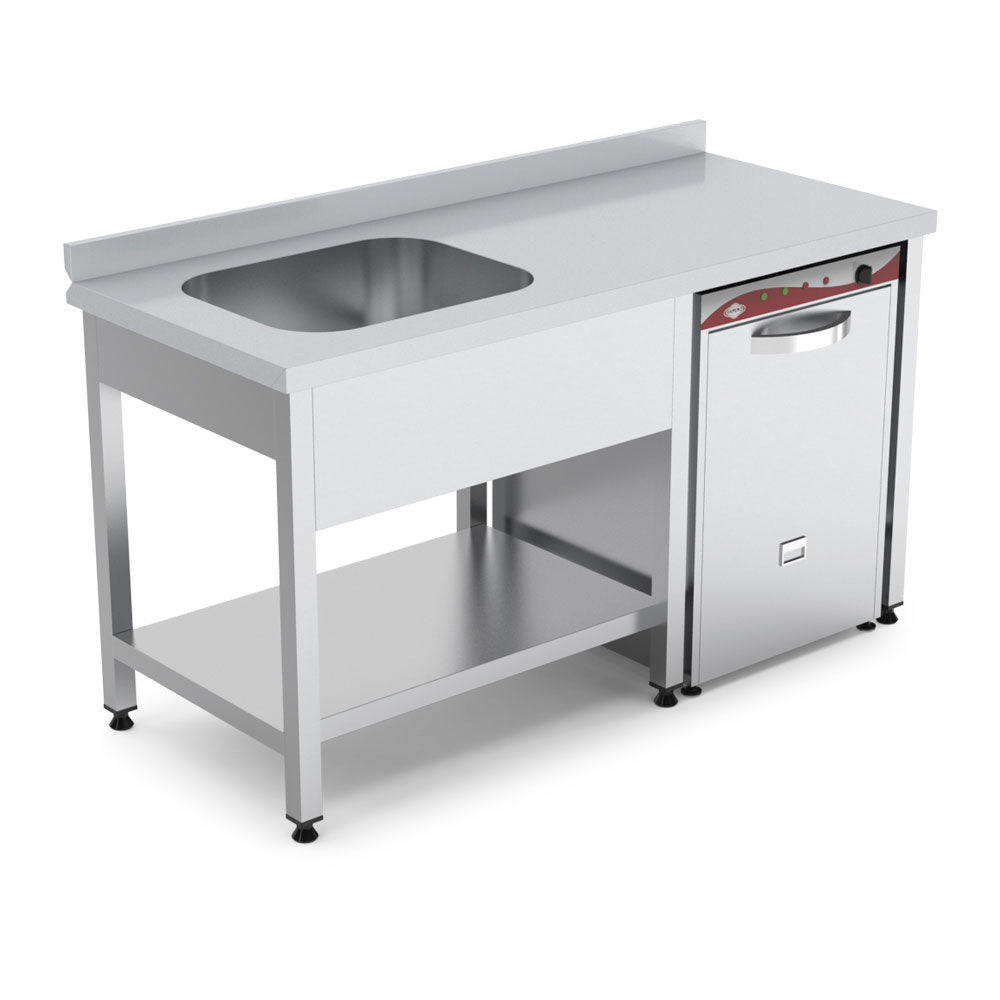 Single Evyeli counter - right - 1800 mm (Dismappe) - EMPERO