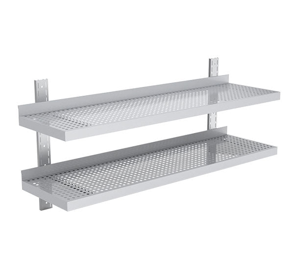 Wall shelf - 1800 mm perforaable adjustable (disassemble) - 30 -series - impero